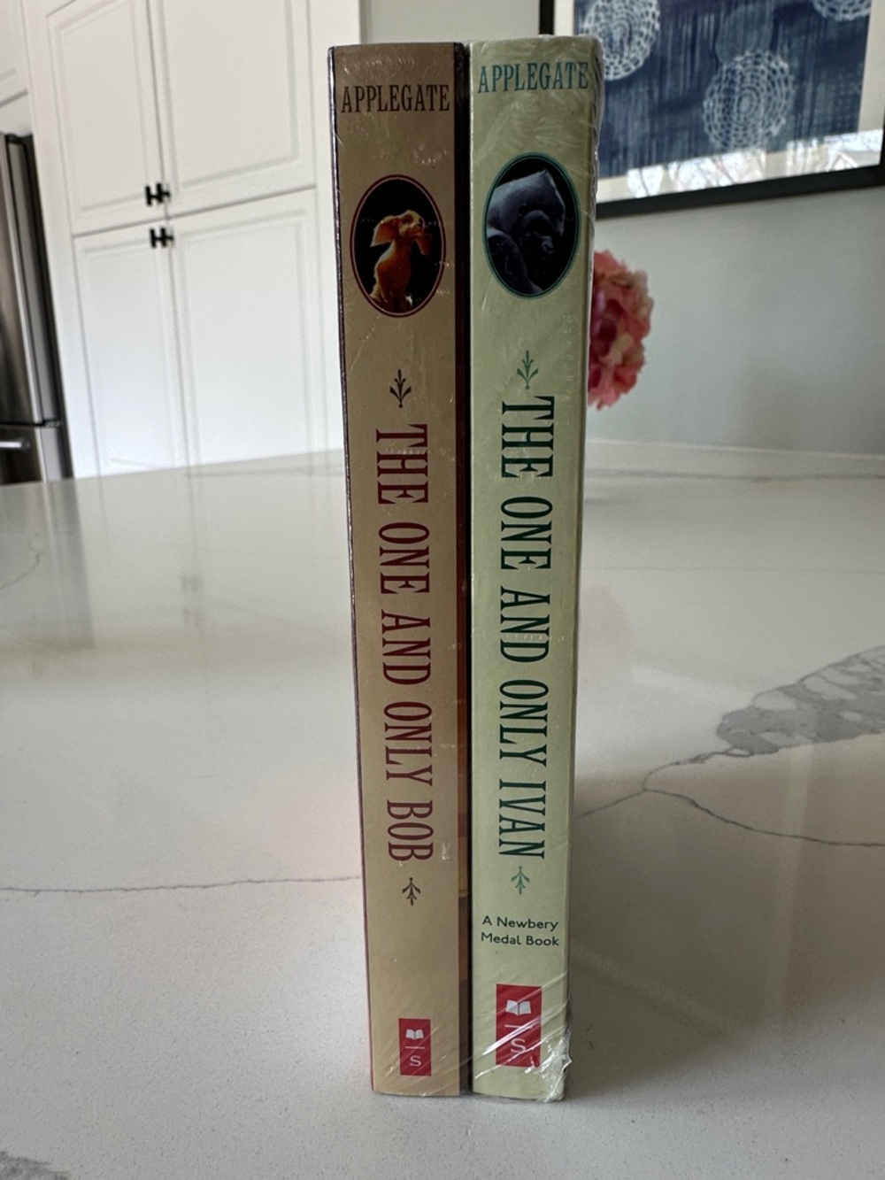 New, wrapped books The One and Only Ivan and The One and Only Bob set.